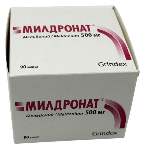Mildronate 500 mg, 90 capsules