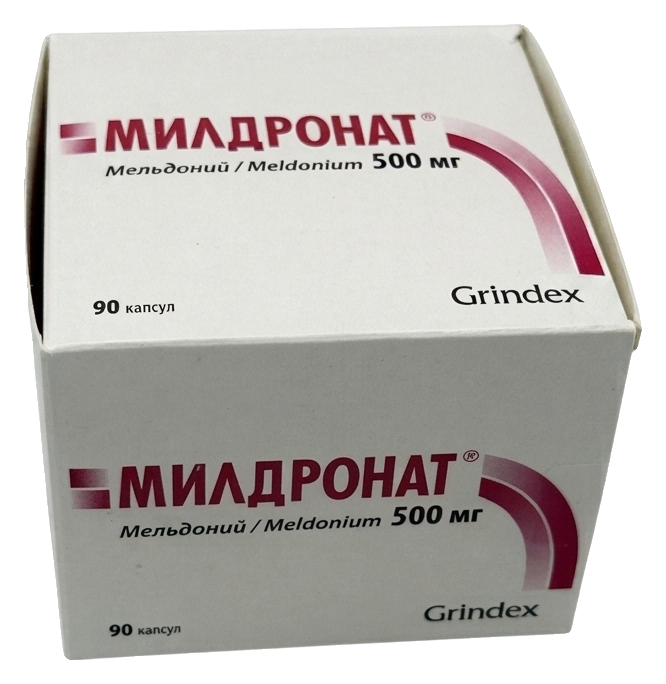 Mildronate 500 mg, 90 capsules